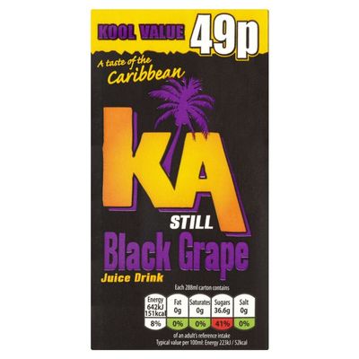 (27 Pack) Ka Black Grape - 288ml
