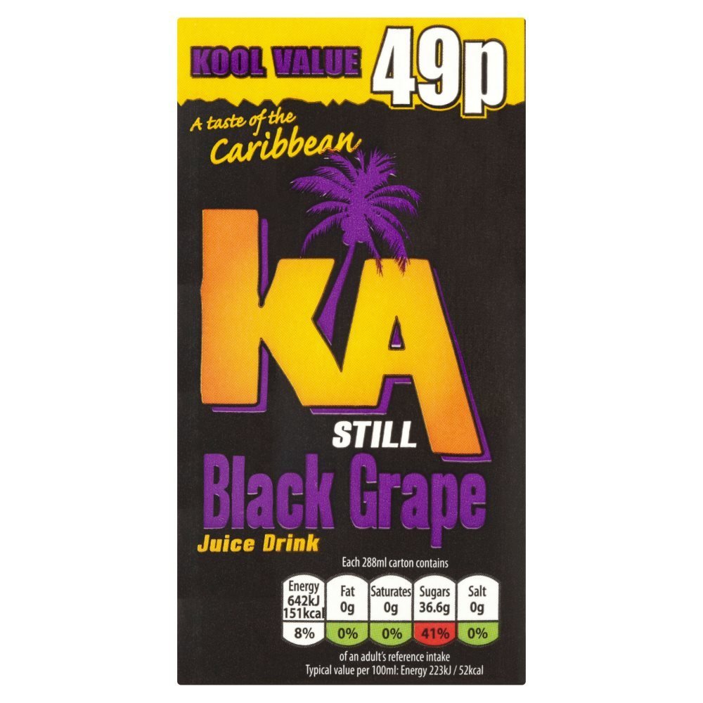 (27 Pack) Ka Black Grape - 288ml