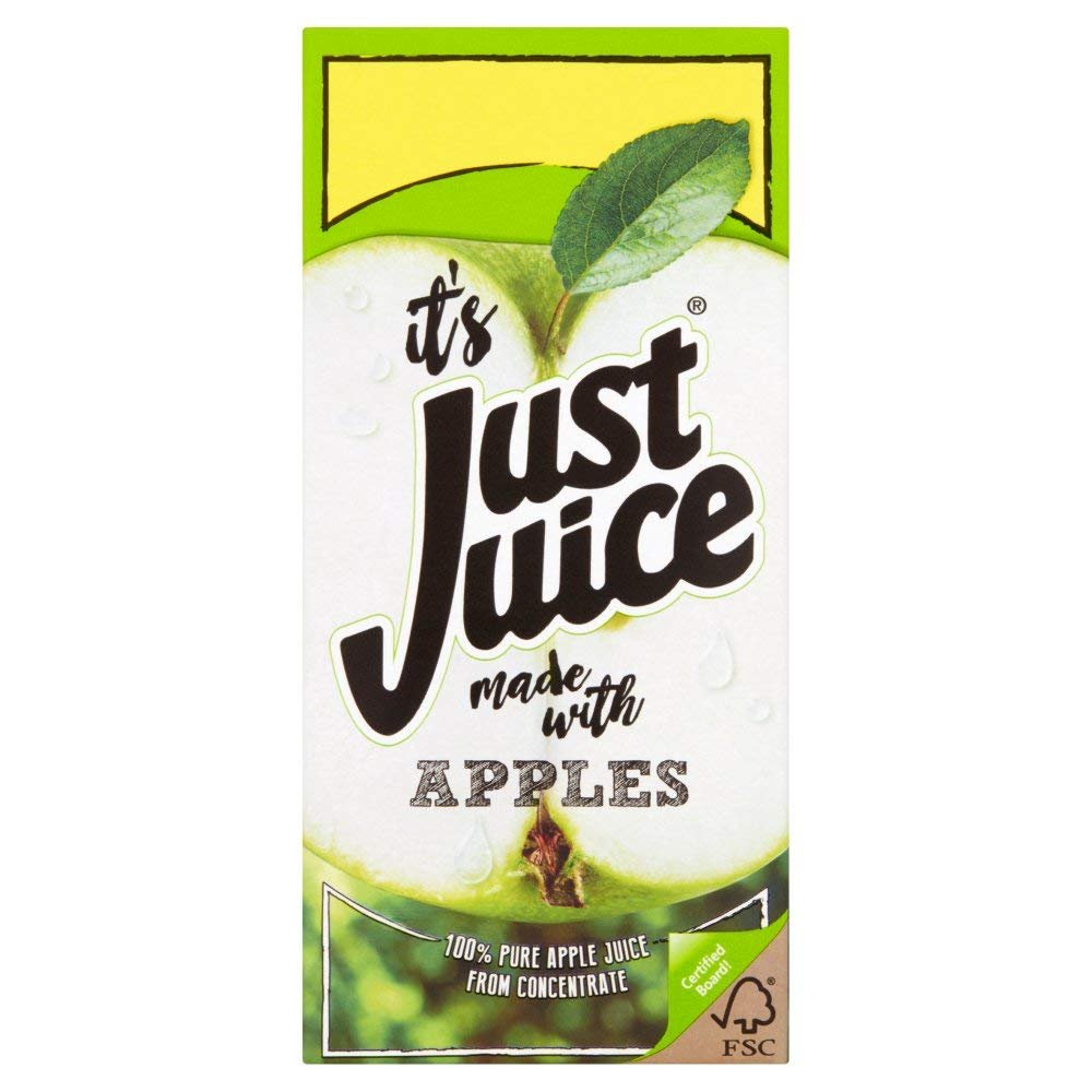 ( 8 Pack) Just Juice Apple - 1Ltr