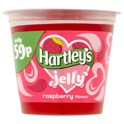 (12 Pack) Hartleys Raspberry Jelly Ready to Eat - 125g