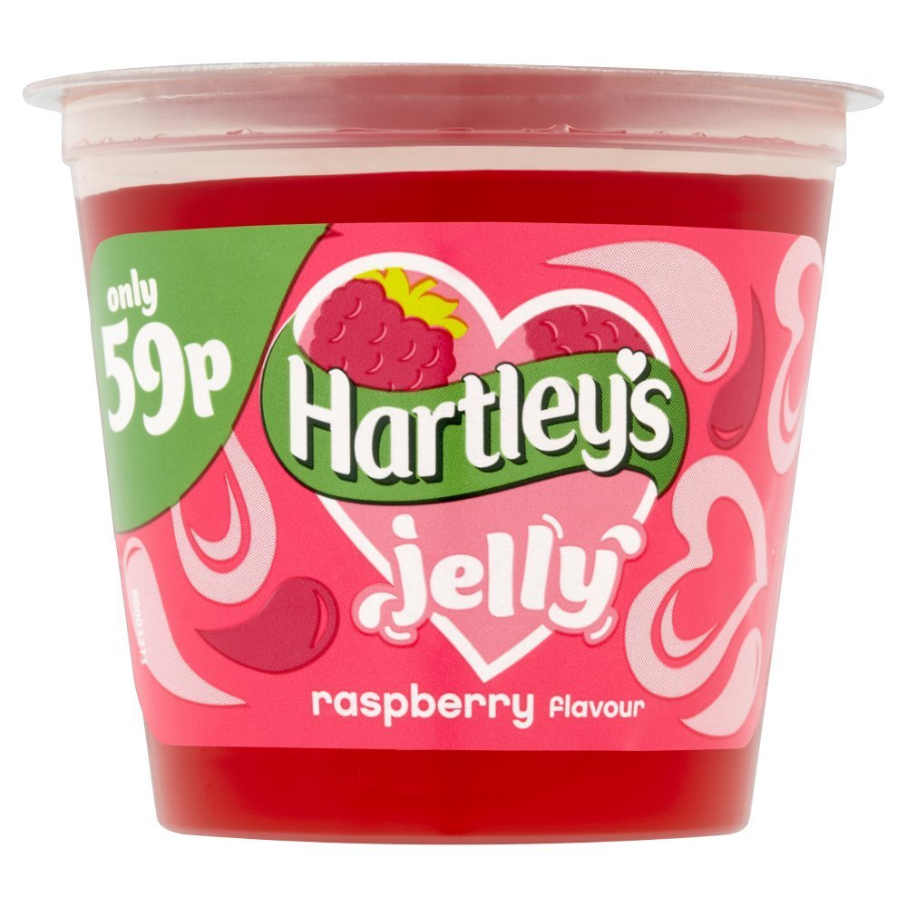 (12 Pack) Hartleys Raspberry Jelly Ready to Eat - 125g