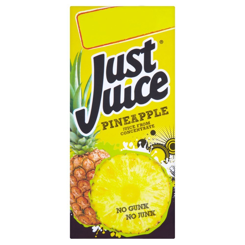 ( 8 Pack) Just Juice Pineapple - 1Ltr