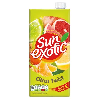 (12 Pack) Sun Exotic Citrus Twist - 1Ltr