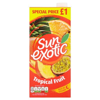 (12 Pack) Sun Exotic Tropical - 1Ltr