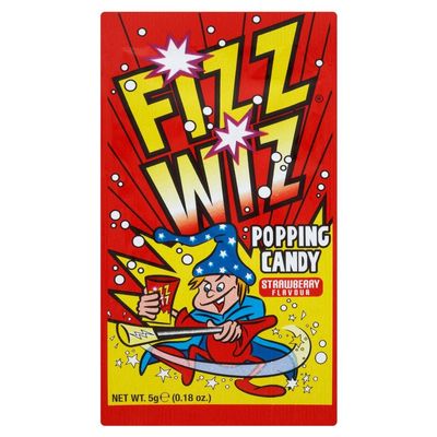 (12 Pack) Zeta Fizz Wiz Strawberry - 5g x 50