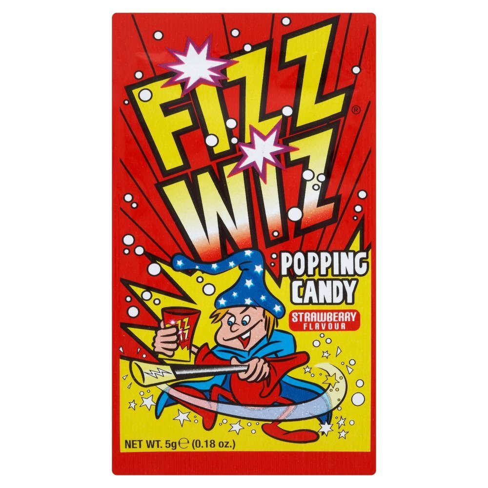 (12 Pack) Zeta Fizz Wiz Strawberry - 5g x 50