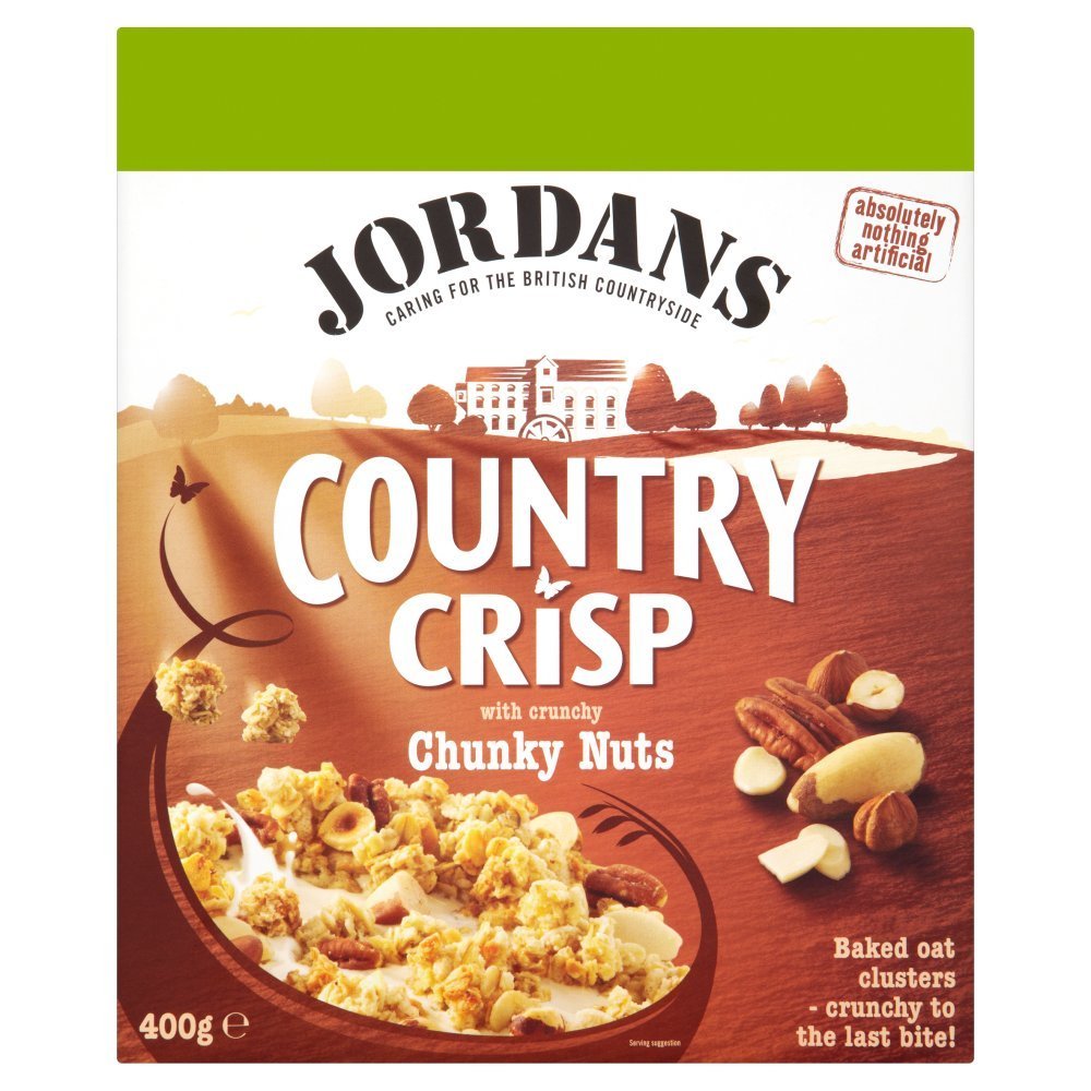 ( 6 Pack) Jordans Country Crisp Chunky Nut - 400g