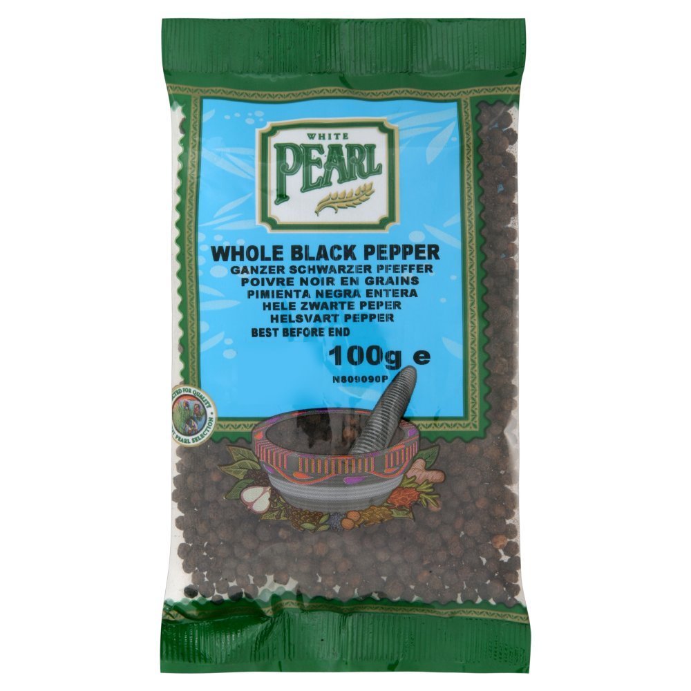 (10 Pack) White Pearl Black Pepper Whole - 100g