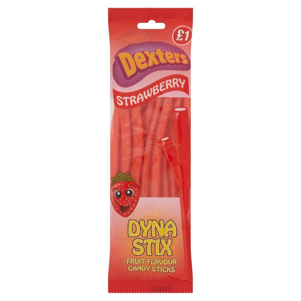 (12 Pack) Dexter Prepack Dyna Stix Strawberry - 200g