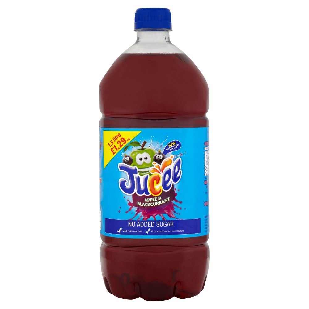 ( 8 Pack) Jucee Apple/Blackcurrant NAS - 1.5Ltr