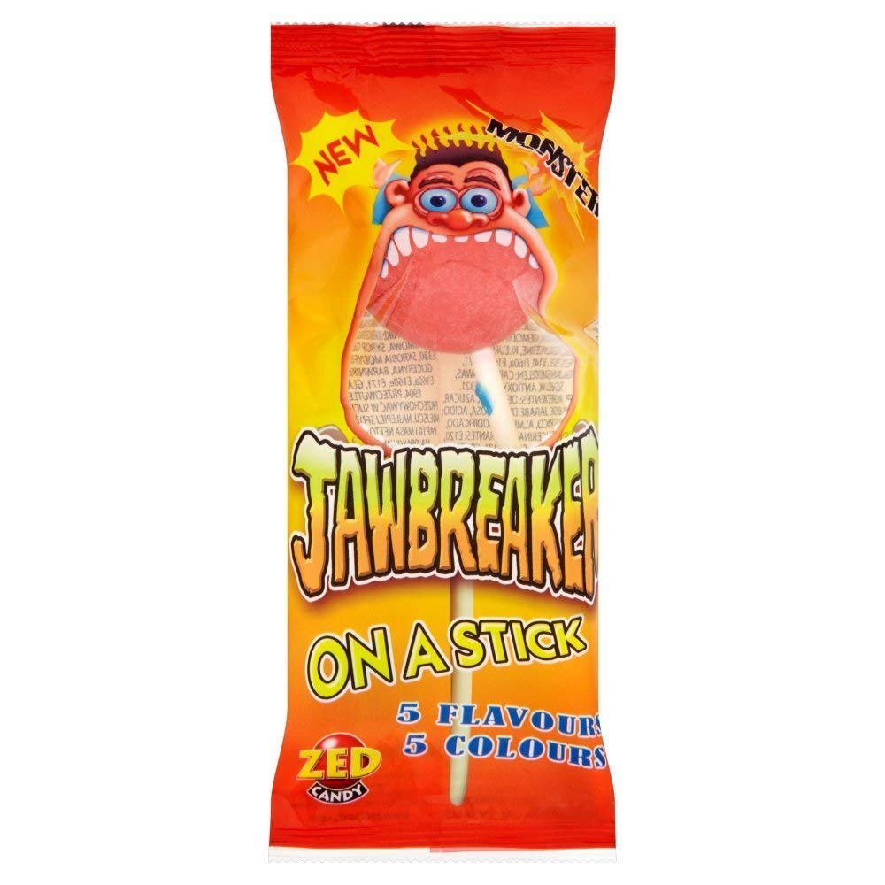 (18 Pack) Zed Candy Monster Jawbreaker Lolly - 50p