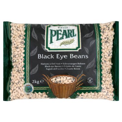 ( 6 Pack) White Pearl Black Eye Beans - 2Kg