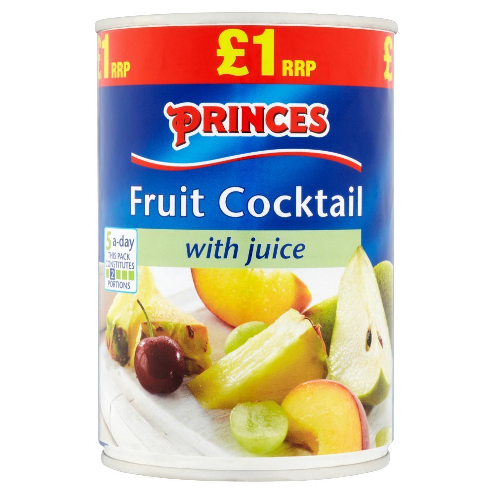 (6 Pack of ) Princes Fruit Cocktail Juice - 410g