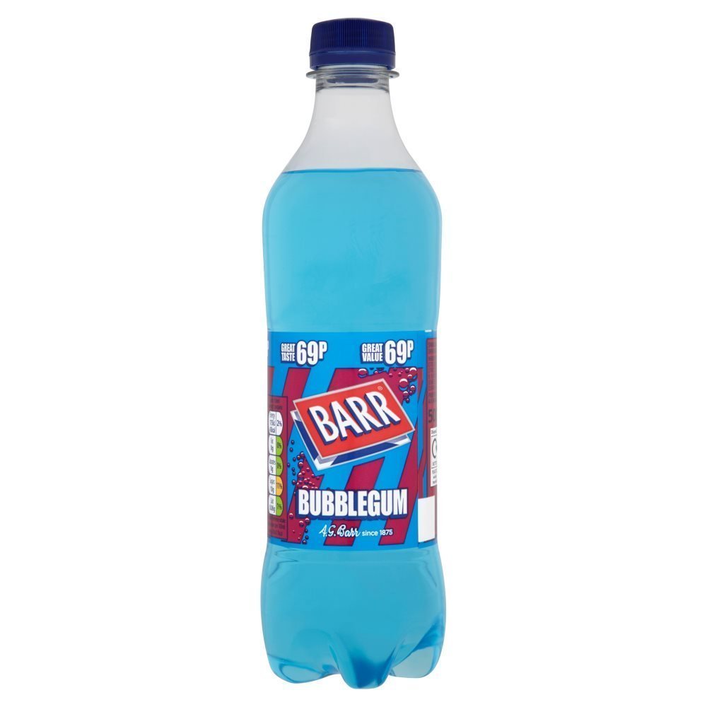 (12 Pack) Barr Bubblegum - 500ml