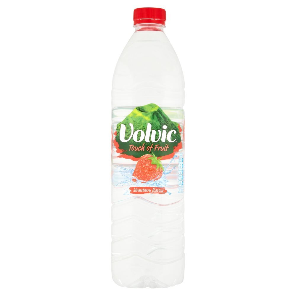 ( 6 Pack) Volvic Touch of Fruit Strawberry Original - 1.5Ltr