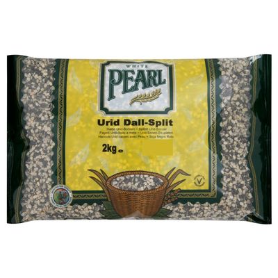 ( 6 Pack) White Pearl Urid Dal Split - 2Kg