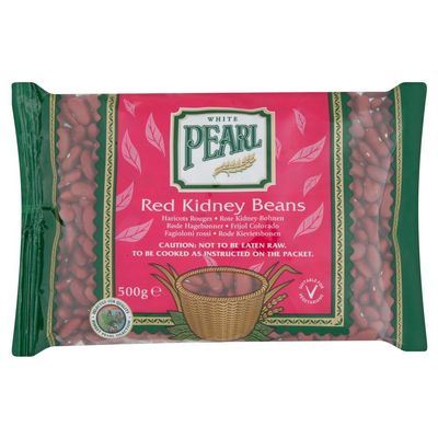 (10 Pack) White Pearl Red Kidney Beans - 500g