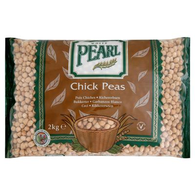 ( 6 Pack) White Pearl Chick Peas - 2Kg