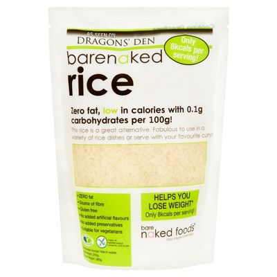 Barenaked Zero Fat Rice, 380g
