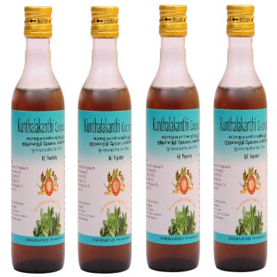 4 x AVP Kunthalakanthi Coconut Oil - 200ml (Pack of 4)