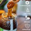 Antonio's RAW CERTIFIED ORGANIC OAK HONEY, 1kg - Antibacterial Mountain Honey, Platinum Award Winning, Unpasteurised, Single Origin - The Raw Honey Shop view 3