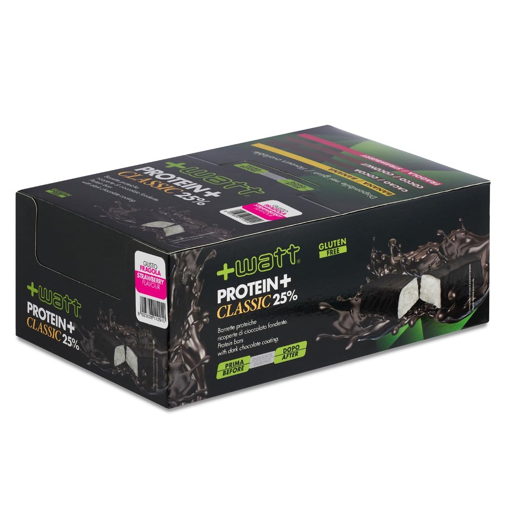 WATT - Protein+ classic - 24 x 40g - Protein bar - -