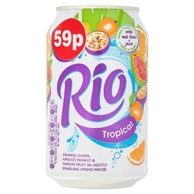 ( 24 Pack ) Rio Tropical 59p - 330ml