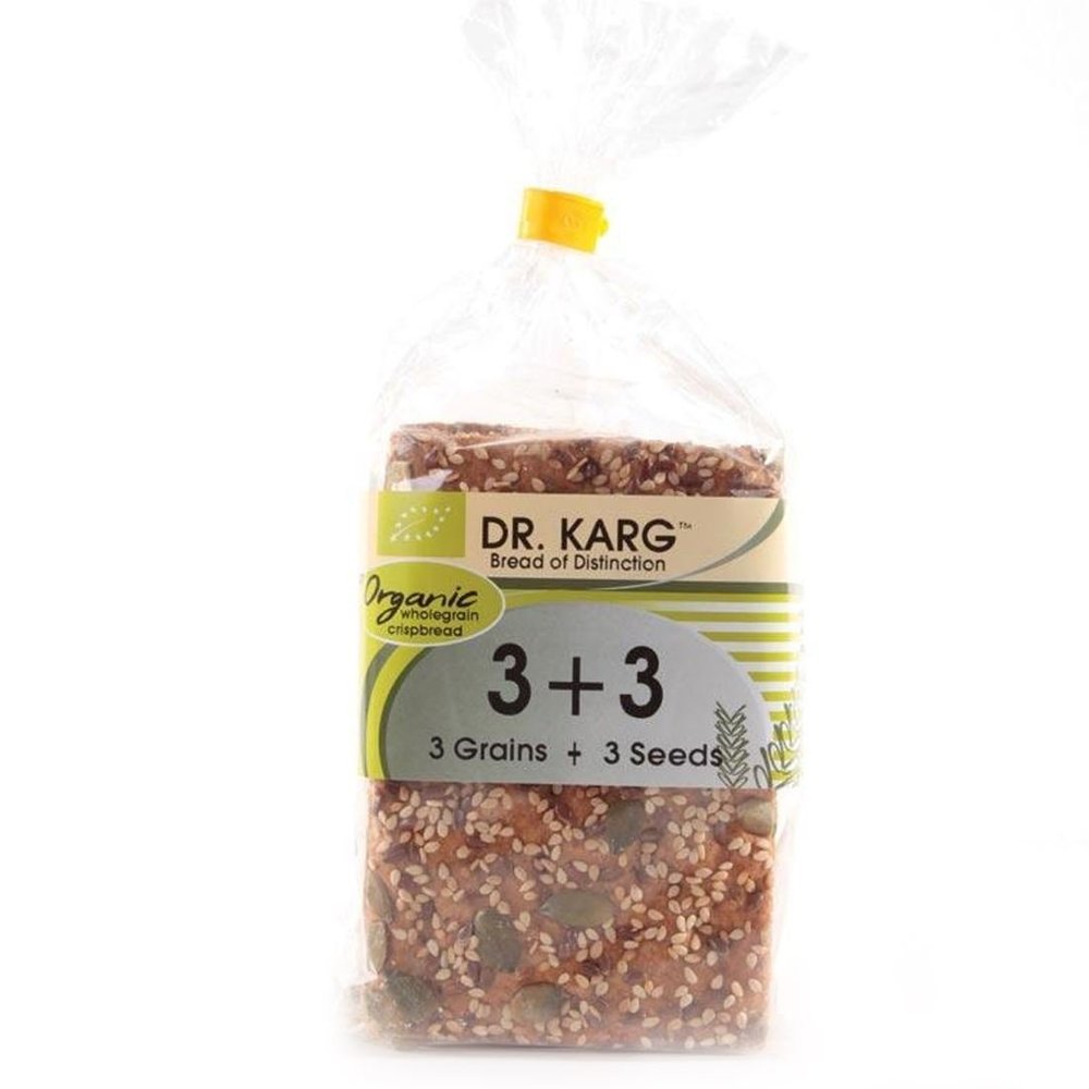 Dr Karg | 3 Grains & 3 Seeds Crispbreads | 2 x 200g
