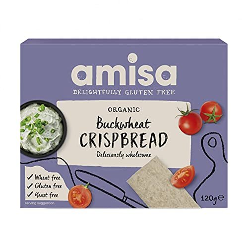 Amisa | Crispbread - Buckwheat W/Grain | 9 x 120g