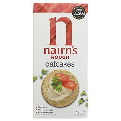 Nairns | Oatcakes - Traditional Rough | 4 x 291g