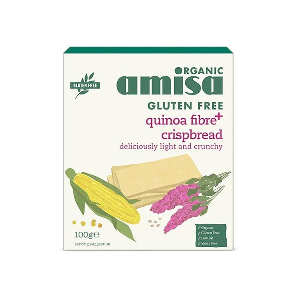 Amisa | Crispbread - Quinoa Fibre Plus | 3 x 100g