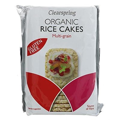 Clearspring (Brand) | Organic Rice Cakes Multigrain (Product Name) | 2 x 130g (Quantity & Size)