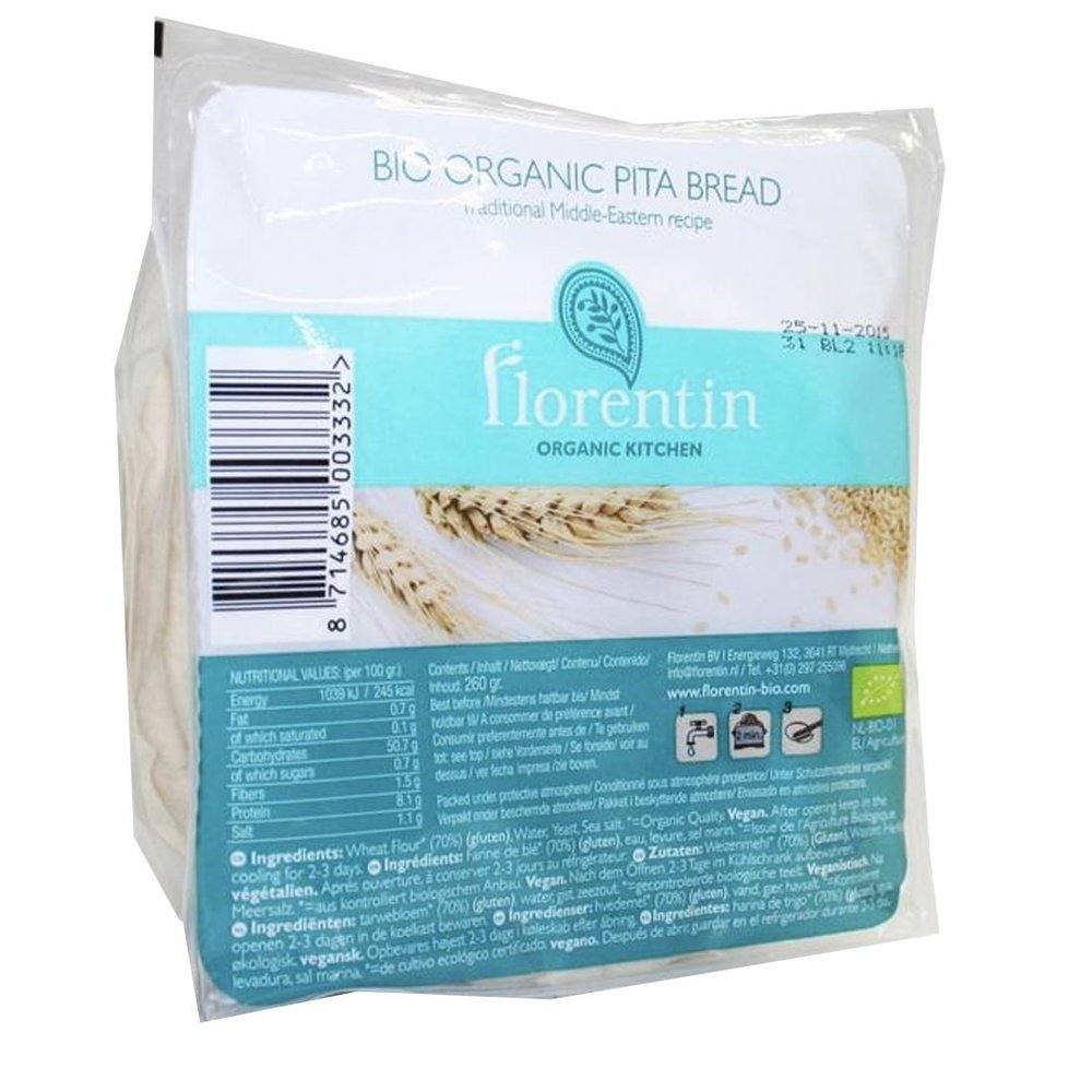 Florentin | Pitta Bread - white | 4 x 260g
