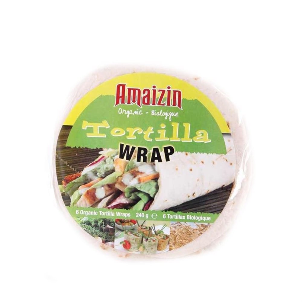 Amaizin Amaizin Wraps - Organic - 240g -10 Pack