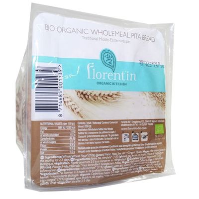 Florentin Pitta Bread Wholemeal 280g-3 Pack