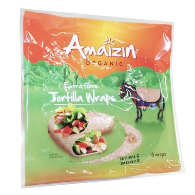 Amaizin | Og Tortilla Wraps Extra Fibre | 2 x 240g