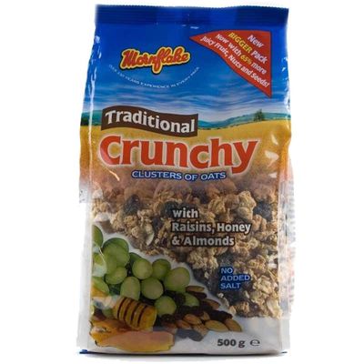 Mornflake | Honey, Raisin & Almond Crunchy | 5 x 500g