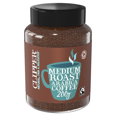 Clipper Medium Roast Organic Arabica Coffee, 200g