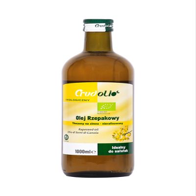 RAPESEED Oil Cold-Pressed BIO 1 l Crudolio
