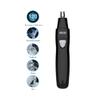 WAHL 3 in 1 Personal Trimmer, Nose Hair Eyebrow, Painless Eyebrow and Facial Hair Trimmer for Men Women, Rechargeable, Washable Heads, Black view 2