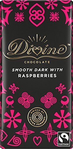 Divine | Dark Choc with Raspberries | 11 x 100g