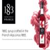 1883 Maison Routin Premium Raspberry Syrup for Cocktails, Mocktails & Iced Tea PET 1L view 2