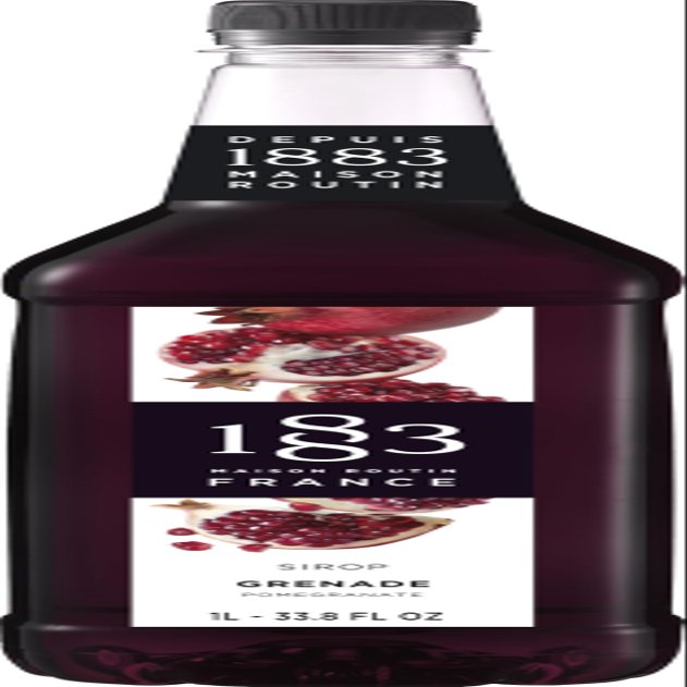 1883 Maison Routin - Pomegranate Syrup - Made in France - PET Bottle | 1 Liter (33.8 oz)