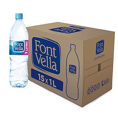 Font Vella Natural Mineral Water Box 15 x 1 L