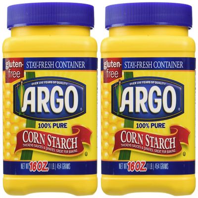 Argo Home Comforts Argo 100% Pure Corn Starch, 16 Oz, Pack Of 2