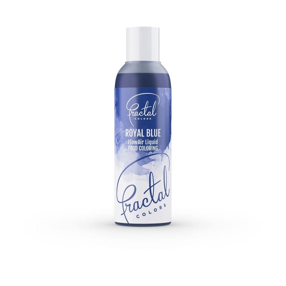 Fractal Colours FlowAir Airbrush Liquid Food Colouring 100ml Royal Blue