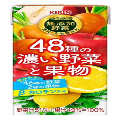 200mlX24 This Giraffe additive-free vegetables 48 Kinds of Dark Vegetables and Fruits