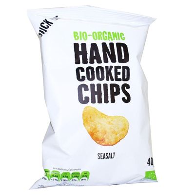 Trafo | Hand Cooked Crisps Seasalt | 9 x 40g