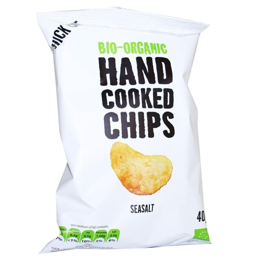 Trafo | Hand Cooked Crisps Seasalt | 5 x 40g