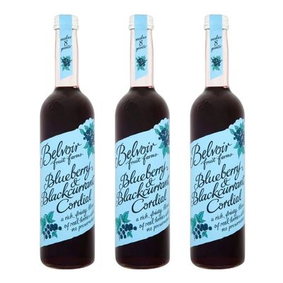 Belvoir | Blueberry Blackcurrant Cordial | 3 x 500ml